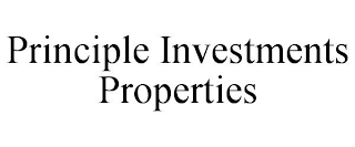 PRINCIPLE INVESTMENTS PROPERTIES