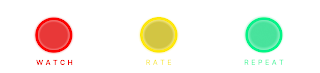 RED CIRCLE, RED WORD WATCH, YELLOW CIRCLE, YELLOW WORD RATE, GREEN CIRCLE, GREEN WORD RATE