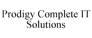 PRODIGY COMPLETE IT SOLUTIONS