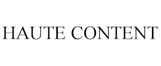 HAUTE CONTENT