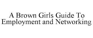 A BROWN GIRLS GUIDE TO EMPLOYMENT AND NETWORKING