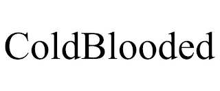 COLDBLOODED