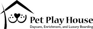 PET PLAY HOUSE DAYCARE, ENRICHMENT, AND LUXURY BOARDING