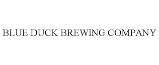 BLUE DUCK BREWING COMPANY