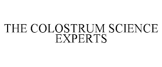 THE COLOSTRUM SCIENCE EXPERTS