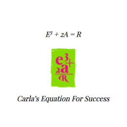 E3 + 2A = R E3+ 2A R CARLA'S EQUATION FOR SUCCESS