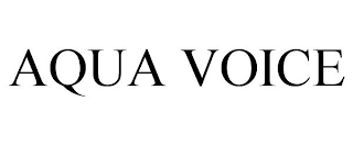 AQUA VOICE