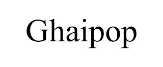 GHAIPOP
