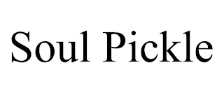 SOUL PICKLE