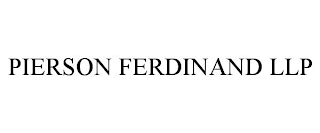 PIERSON FERDINAND LLP