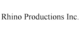RHINO PRODUCTIONS INC.