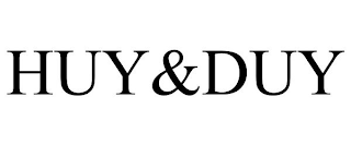 HUY&DUY
