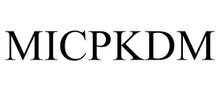 MICPKDM