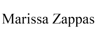 MARISSA ZAPPAS