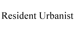 RESIDENT URBANIST