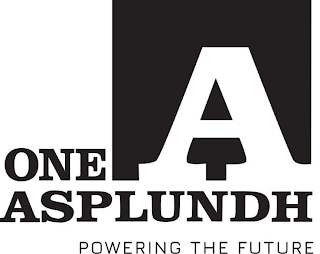 ONE A ASPLUNDH POWERING THE FUTURE