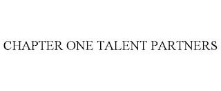 CHAPTER ONE TALENT PARTNERS