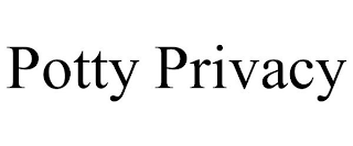 POTTY PRIVACY