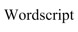 WORDSCRIPT