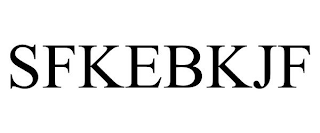 SFKEBKJF
