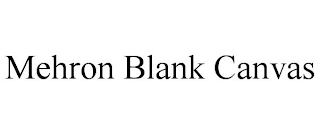 MEHRON BLANK CANVAS