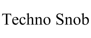 TECHNO SNOB