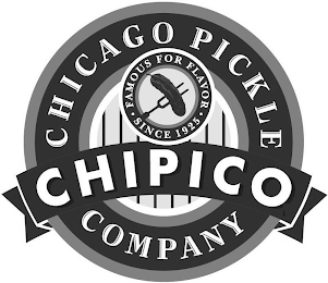 CHICAGO PICKLE COMPANY CHIPICO FAMOUS FOR FLAVOR SINCE 1925