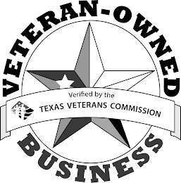 VETERAN-OWNED BUSINESS VERIFIED BY THE TEXAS VETERANS COMMISSION