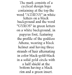 THE MARK CONSISTS OF A CYCLICAL DESIGN LOGO CONTAINING AT THE TOP THE WORD 