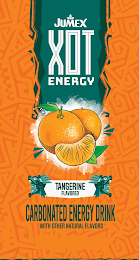 JUMEX XOT ENERGY TANGERINE FLAVORED CARBONATED ENERGY DRINK WITH OTHER NATURAL FLAVORS