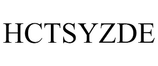 HCTSYZDE