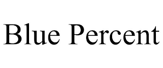 BLUE PERCENT