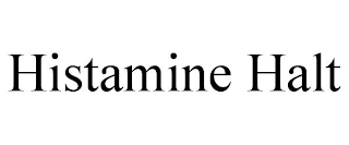 HISTAMINE HALT