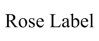 ROSE LABEL