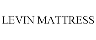 LEVIN MATTRESS