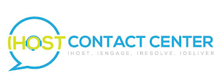 IHOST CONTACT CENTER IHOST. IENGAGE. IRESOLVE. IDELIVER