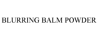 BLURRING BALM POWDER