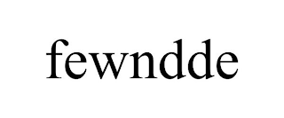 FEWNDDE