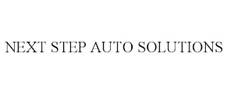 NEXT STEP AUTO SOLUTIONS