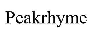 PEAKRHYME