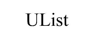 ULIST