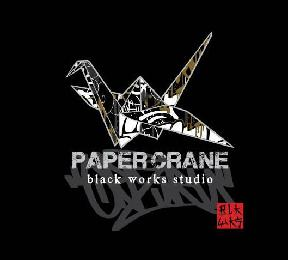 PAPER CRANE BLACK WORKS STUDIO ORIZIRU BLK WKS