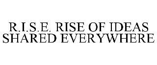 R.I.S.E. RISE OF IDEAS SHARED EVERYWHERE