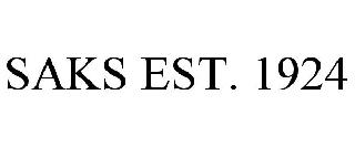SAKS EST. 1924