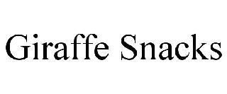 GIRAFFE SNACKS