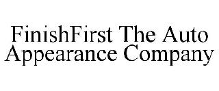 FINISHFIRST THE AUTO APPEARANCE COMPANY