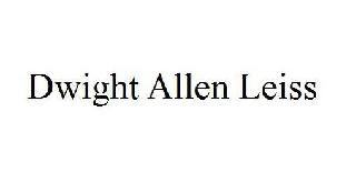 DWIGHT ALLEN LEISS
