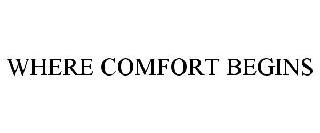 WHERE COMFORT BEGINS