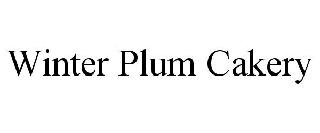 WINTER PLUM CAKERY