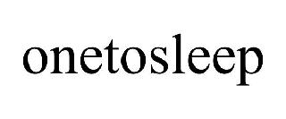 ONETOSLEEP